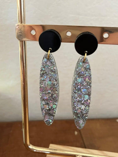 Les paillettes argentées
